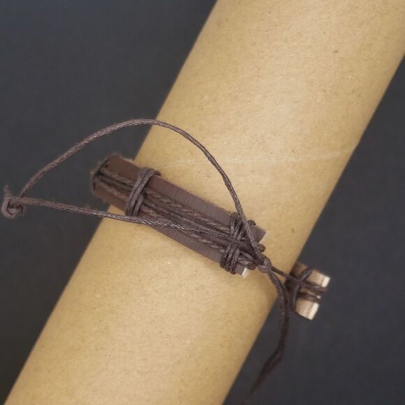 Brown turtle handmade bracelet - Picture 2 of 2